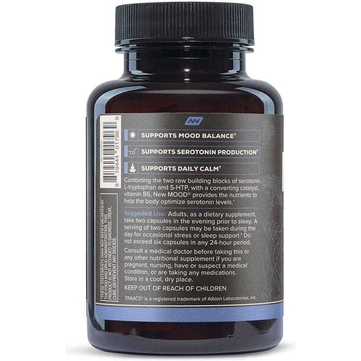 Onnit New Mood – Stress Relief, Sleep & Mood Support (30 Capsules) | Relax & Unwind Naturally Onnit New Mood - Occasional Stress Relief, Sleep and Mood Support Supplement, 30 Count - Glam Global UKOnnit