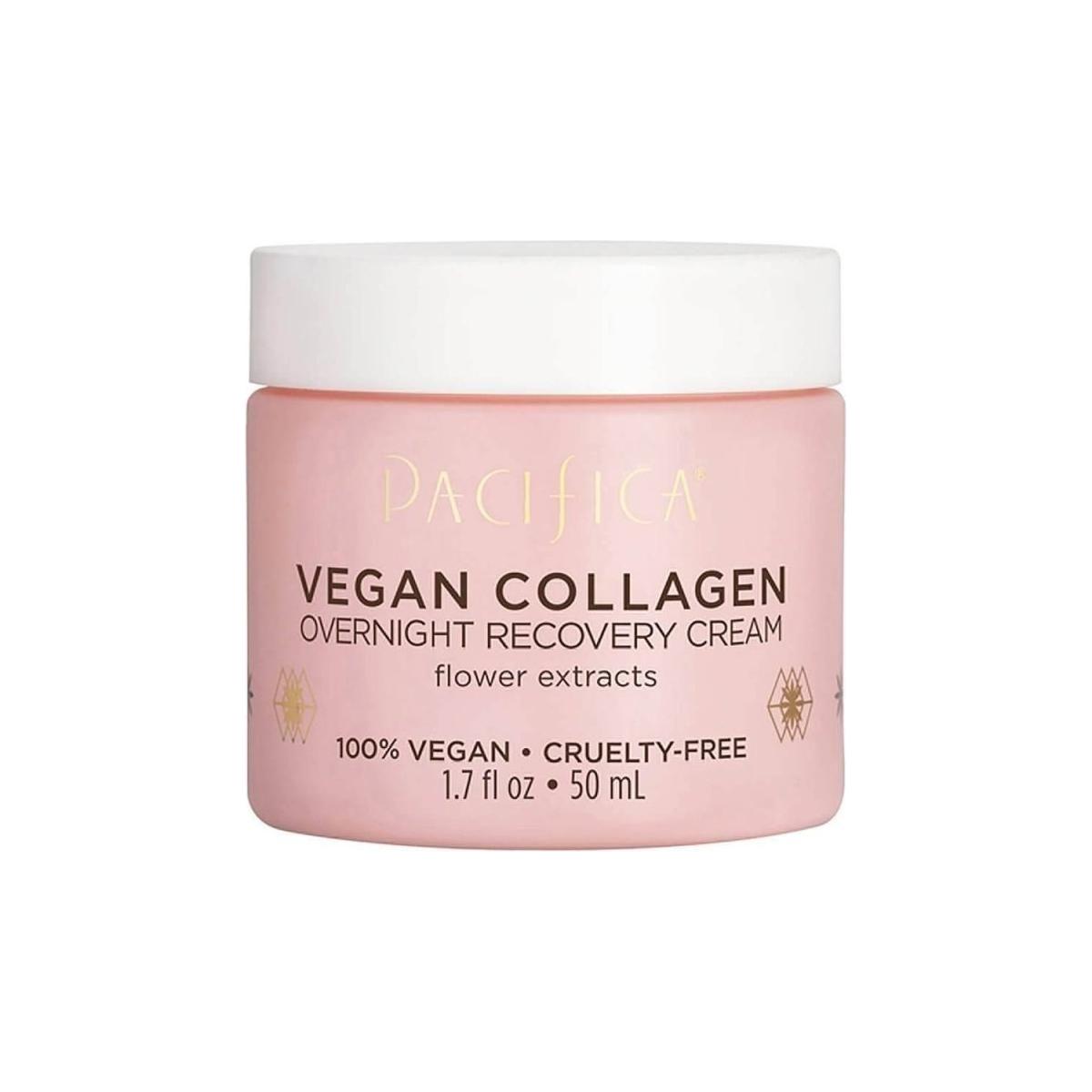 Pacifica Vegan Collagen Overnight Recovery Cream – 50ml | Rejuvenate & Hydrate While You Sleep Pacifica Vegan Collagen Overnight Recovery Cream - 50ml - Glam Global UKPacifica