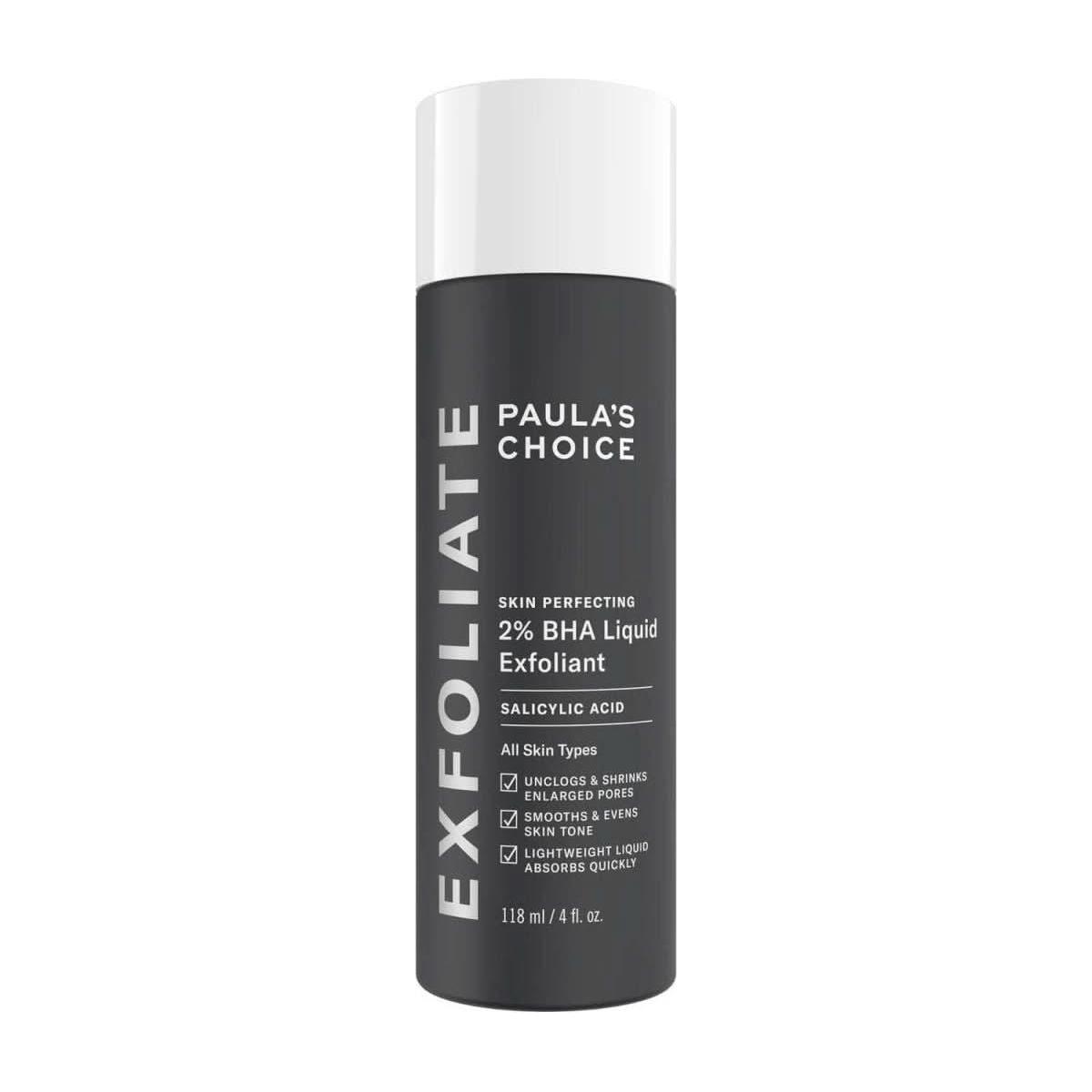 Paula's Choice Exfoliant liquide perfectionnant la peau à 2 % de BHA - 118 ml Paula's Choice Skin Perfecting 2% BHA Liquid Exfoliant - 118 ml - Glam Global UKPaula's Choice