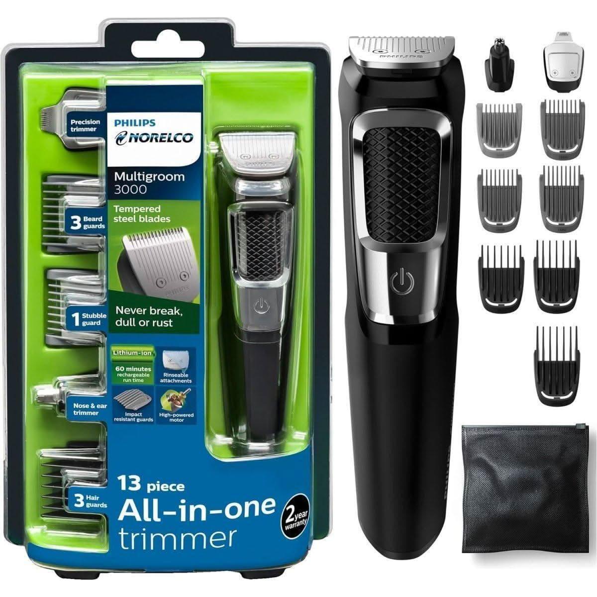Philips Multigroom Series 3000 13-en-1 : votre compagnon de toilettage ultime Philips Multigroom Series 3000 13 - in - 1: Your Ultimate Grooming Companion - Glam Global UKPhilips