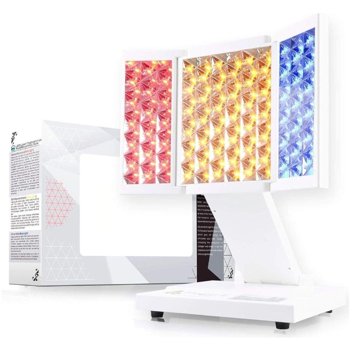 Project E Beauty LumaPro LED Facial Lamp | 7-Color Light Therapy for Anti-Aging, Acne & Dark Spots Project E Beauty LumaPro - Glam Global UKProject E Beauty