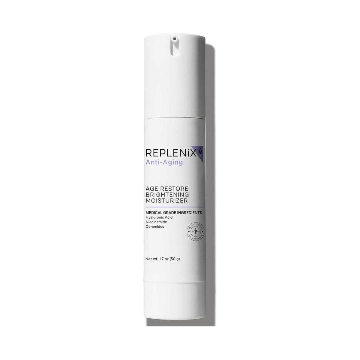 Replenix Age Restore Brightening Moisturizer – 50ml | Anti-Aging Moisturiser for Radiance, Firmness & Even Tone Replenix Age Restore Brightening Moisturizer - 50ml - Glam Global UKReplenix