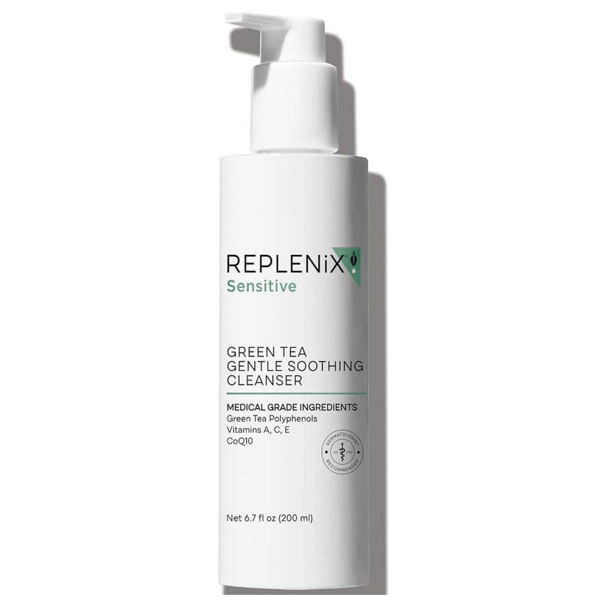 Replenix Green Tea Gentle Soothing Cleanser – 200ml | Ultra-Calming Cleanser for Sensitive, Redness-Prone & Rosacea Skin Replenix Green Tea Gentle Soothing Cleanser - 200ml - Glam Global UKReplenix