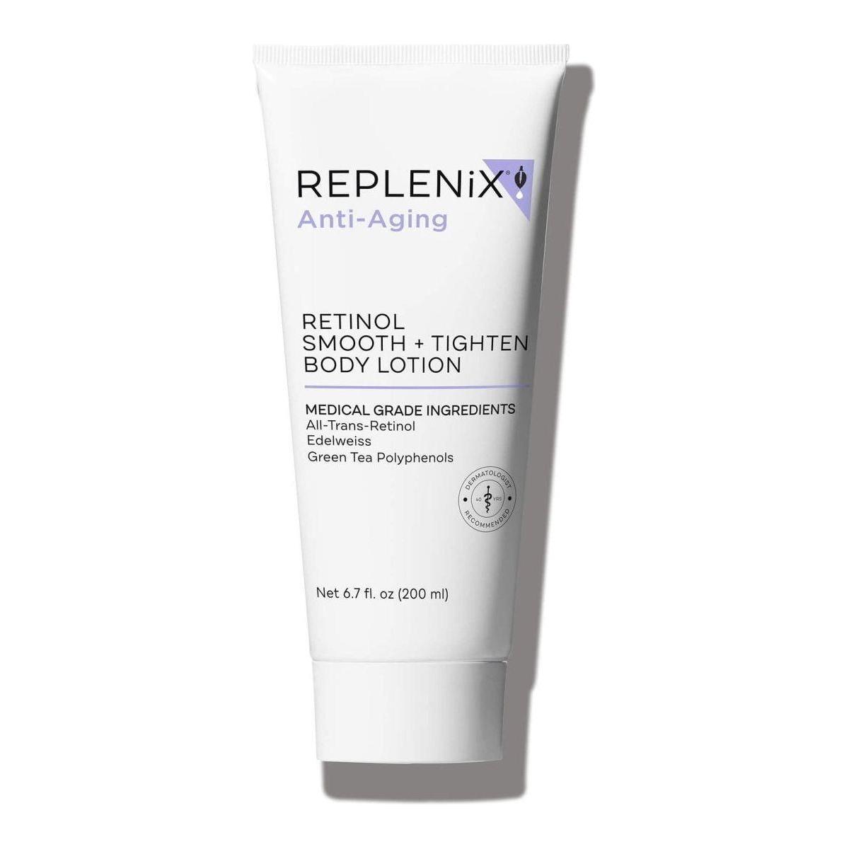Replenix Retinol Smooth + Tighten Body Lotion – 200ml | Clinical-Grade Anti-Aging Retinol Body Treatment for Firmer, Smoother Skin Replenix Retinol Smooth + Tighten Body Lotion - 200ml - Glam Global UKReplenix