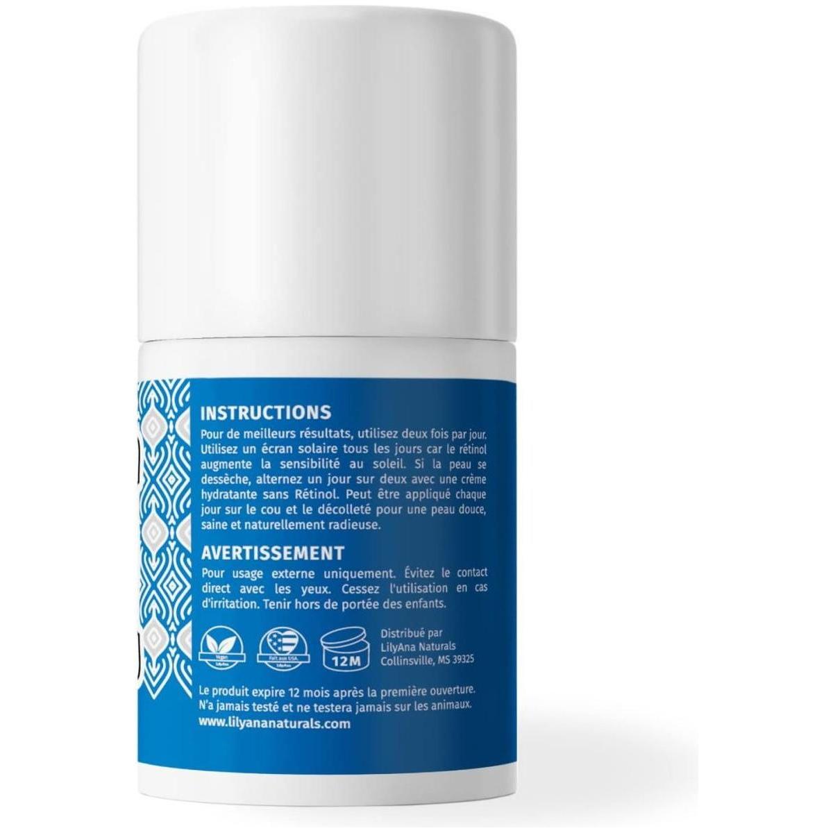 LillyAna Naturals Retinol Cream Moisturizer 50ml – Anti-Aging Vitamin A Cream for Fine Lines, Acne & Skin Texture LillyAna Naturals Retinol Cream Moisturizer - 50ml - Glam Global UKLillyAna Naturals