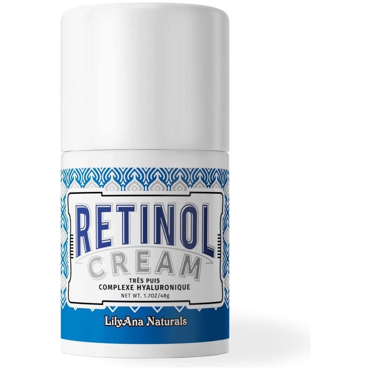LillyAna Naturals Retinol Cream Moisturizer 50ml – Anti-Aging Vitamin A Cream for Fine Lines, Acne & Skin Texture LillyAna Naturals Retinol Cream Moisturizer - 50ml - Glam Global UKLillyAna Naturals