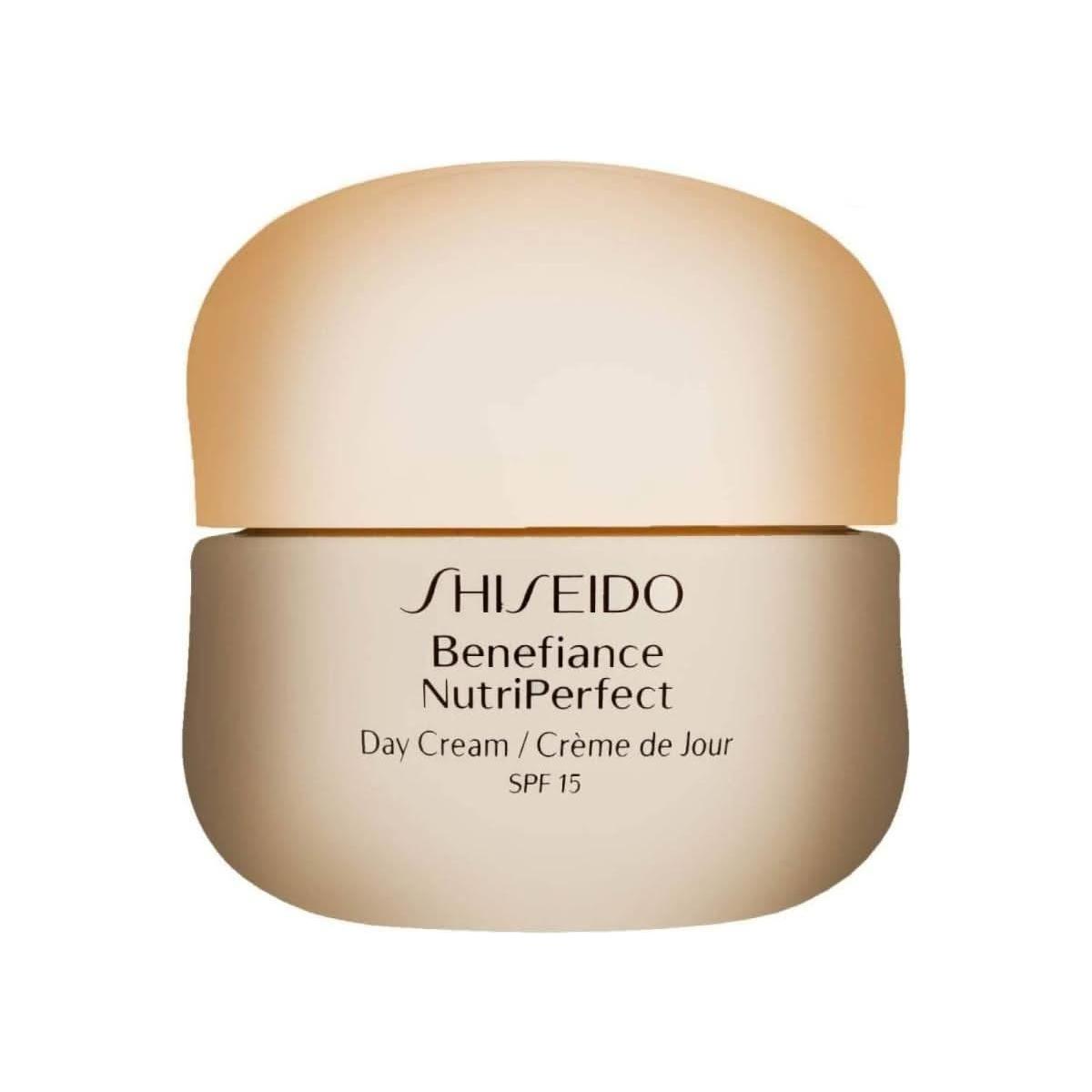 Shiseido Benefiance NutriPerfect Day Cream SPF15 – 50ml | Firm, Hydrate & Protect Mature Skin Shiseido Benefiance: NutriPerfect Day Cream SPF15 50ml - Glam Global UKShiseido