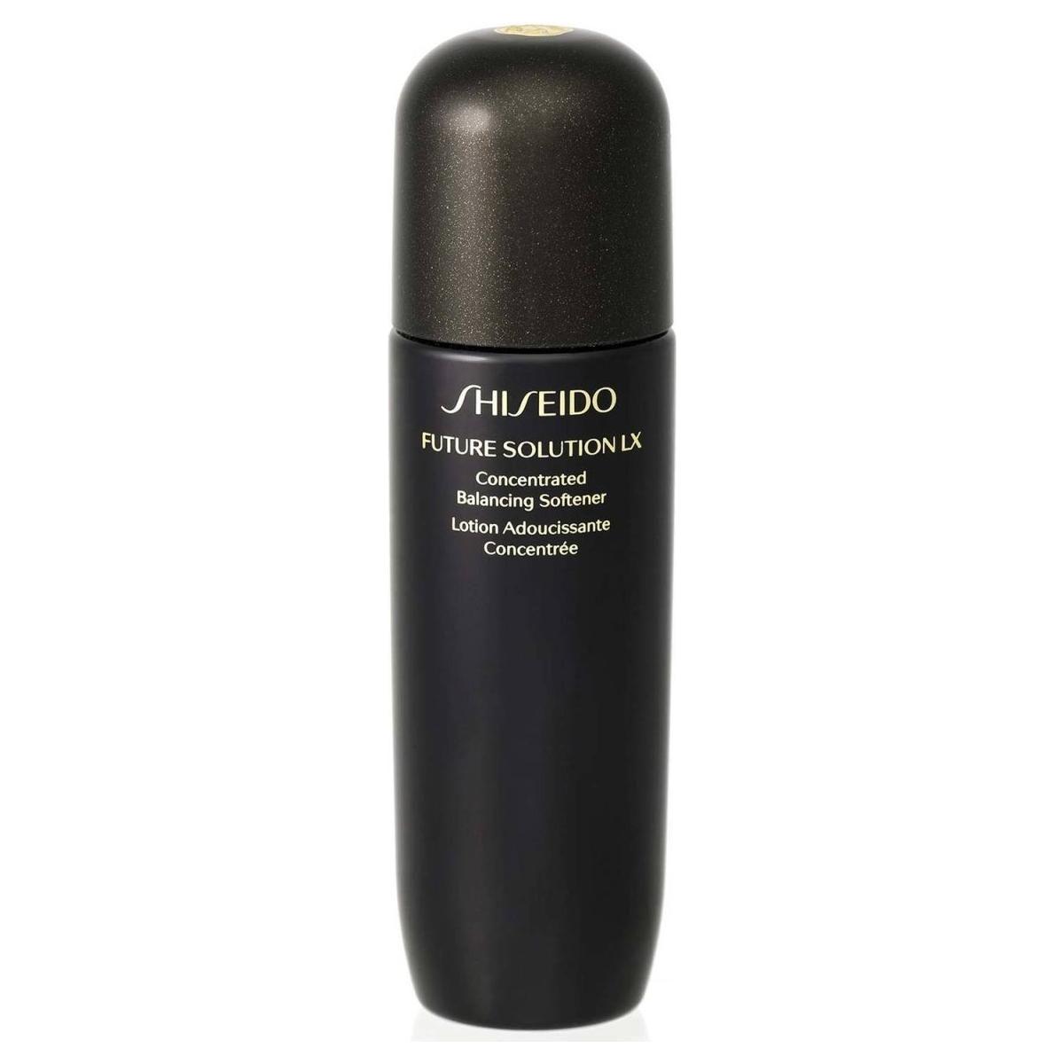 Shiseido Future Solution LX Concentrated Balancing Softener 170ml – Anti-Aging Toner with Uji Green Tea & Sakura Leaf Extract Shiseido Future Solution LX: Concentrated Balancing Softener 170ml - Glam Global UKShiseido