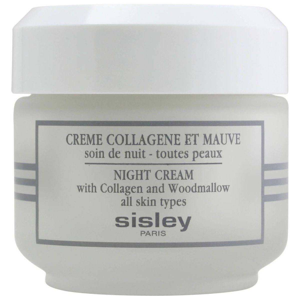 Sisley Night Cream with Collagen & Woodmallow – 50ml | Firming, Anti-Ageing Night Treatment for Smoother, Rejuvenated Skin Sisley Night Cream with Collagen & Woodmallow 50ml - Glam Global UKSisley