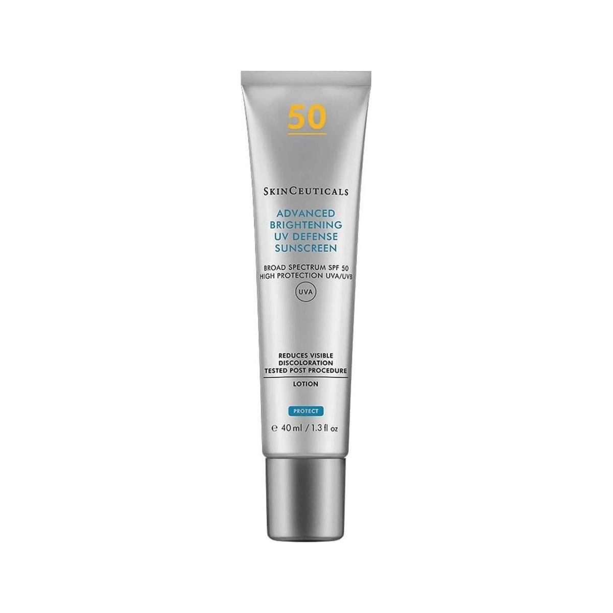 SkinCeuticals Advanced Brightening UV Defense SPF50 - 40ml | Hydrating & Anti-Aging Sunscreen SkinCeuticals Advanced Brightening UV Defense SPF50 Sunscreen 40ml - Glam Global UKSkinCeuticals
