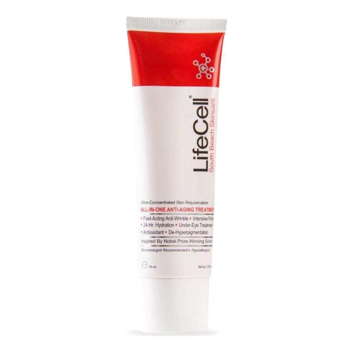 South Beach Skincare Lifecell All-in-One Anti-Aging Treatment – 74ml | Firming, Hydrating & Wrinkle-Reducing Skincare South Beach Skincare Lifecell : All in One Anti - Aging Treatment - 75ml - Glam Global UKLifecell