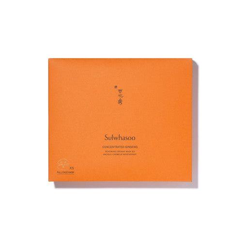 Sulwhasoo Concentrated Ginseng Renewing Creamy Mask – 18g x 5ea | Intensive Anti-Aging & Firming Sheet Mask Sulwhasoo Concentrated Ginseng Renewing Creamy Mask 18g X 5ea - Glam Global UKSulwhasoo