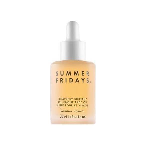 Summer Fridays Heavenly Sixteen All-In-One Face Oil – 30ml | Multi-Tasking Nourishing Oil for Radiant, Supple Skin Summer Fridays Heavenly Sixteen All - In - One Face Oil - 30ml - Glam Global UKSummer Fridays
