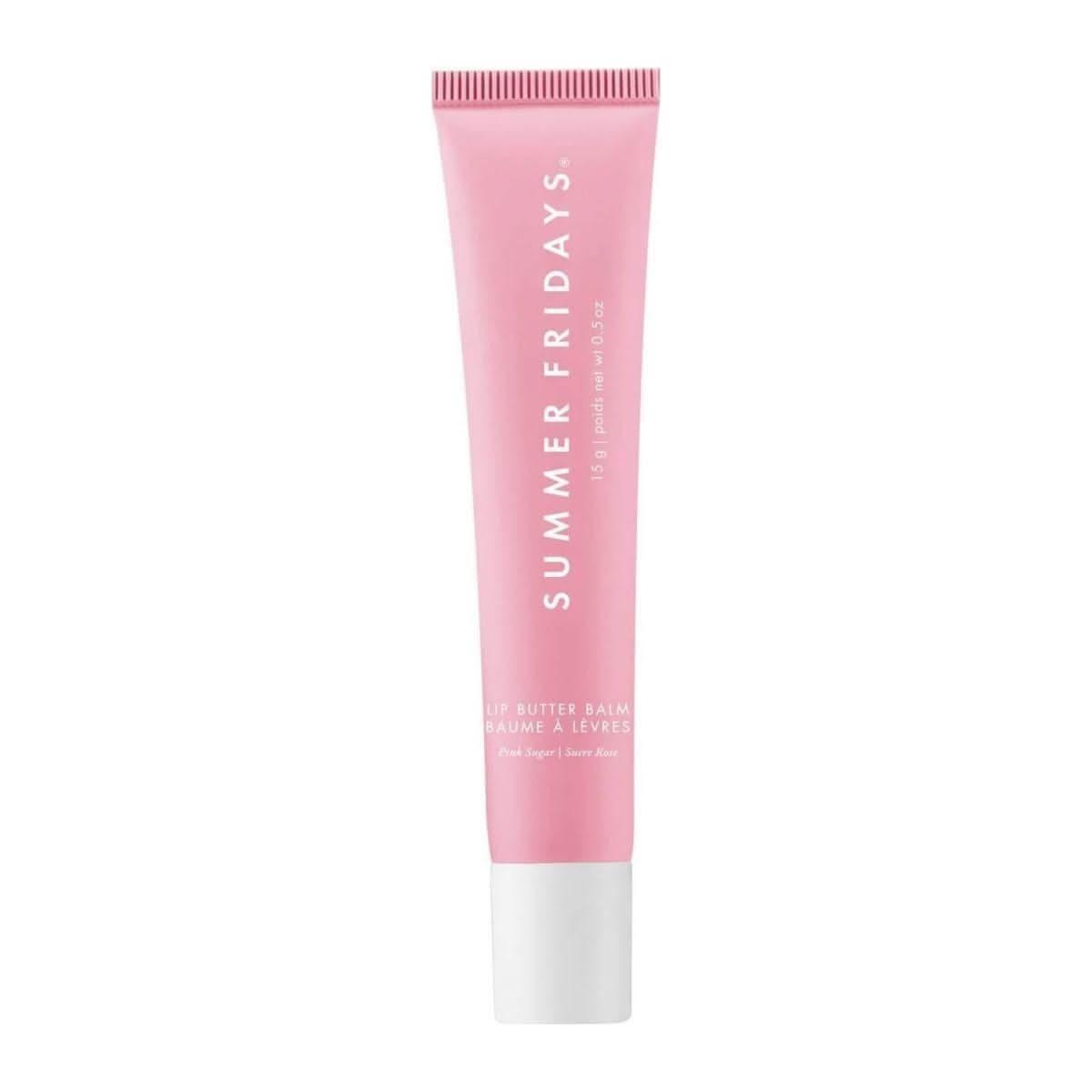 Summer Fridays Lip Butter Balm – Pink Sugar 15g | Nourishing Vegan Lip Care for Soft, Hydrated Lips Summer Fridays Lip Butter Balm 15g - Pink Sugar - Glam Global UKSummer Fridays