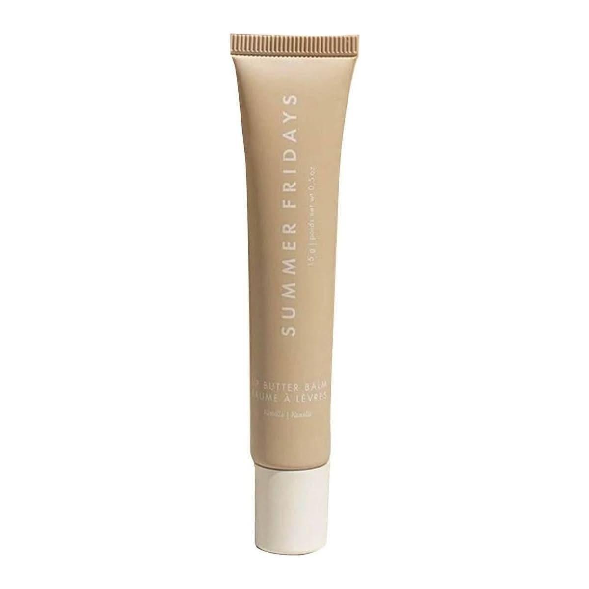 Summer Fridays Lip Butter Balm – Vanilla 15g | Nourishing Vegan Lip Balm for Deep Hydration & Shine Summer Fridays Lip Butter Balm 15g - Vanilla - Glam Global UKSummer Fridays