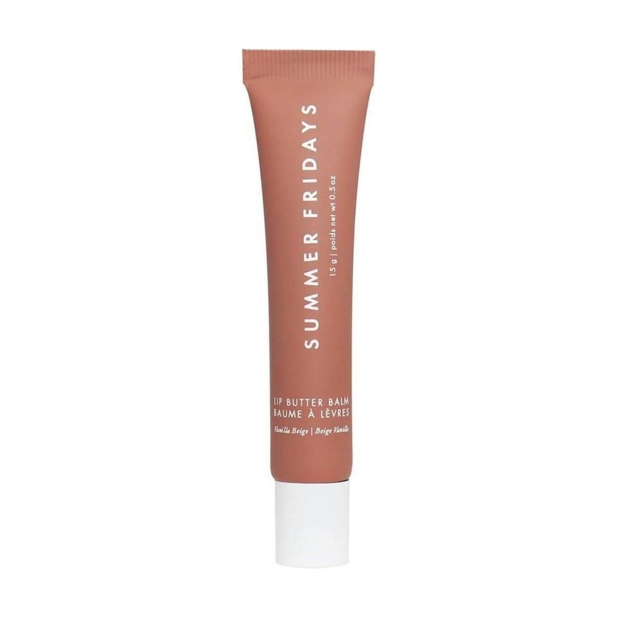 Summer Fridays Lip Butter Balm – Vanilla Beige 15g | Ultra-Hydrating Vegan Lip Care with a Hint of Colour Summer Fridays Lip Butter Balm 15g - Vanilla Beige - Glam Global UKSummer Fridays