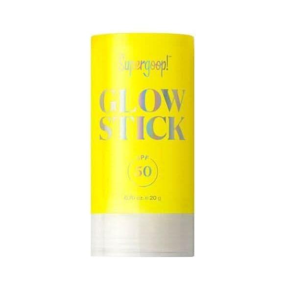 Supergoop! Glow Stick SPF 50 – 20g | Invisible Dry Oil Sunscreen with Dewy Finish Supergoop Glow Stick SPF 50 - Glam Global UKSupergoop