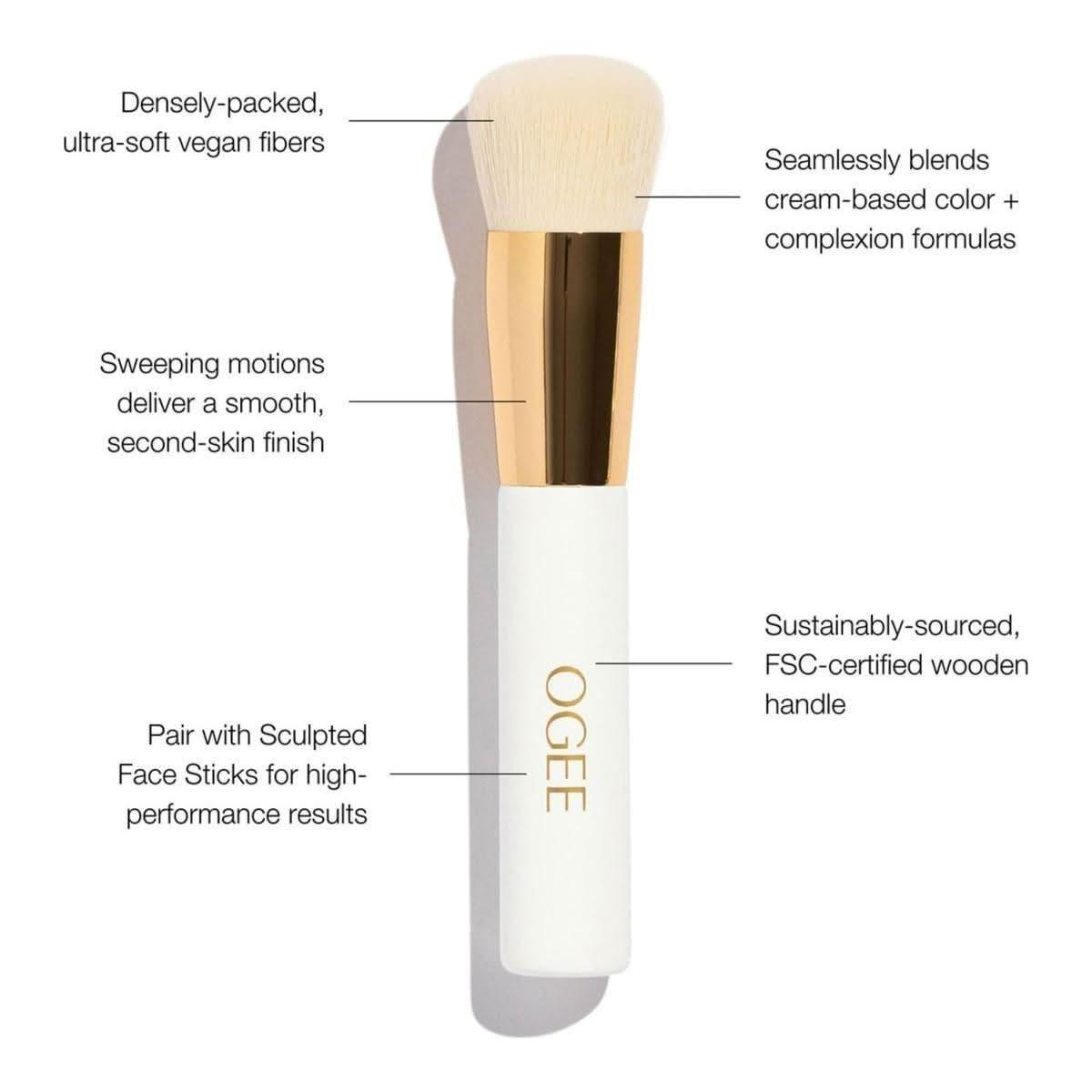 Ogee The Blender Brush | Precision Tool for Seamless Cream & Powder Application Ogee The Blender Brush - Glam Global UKOgee
