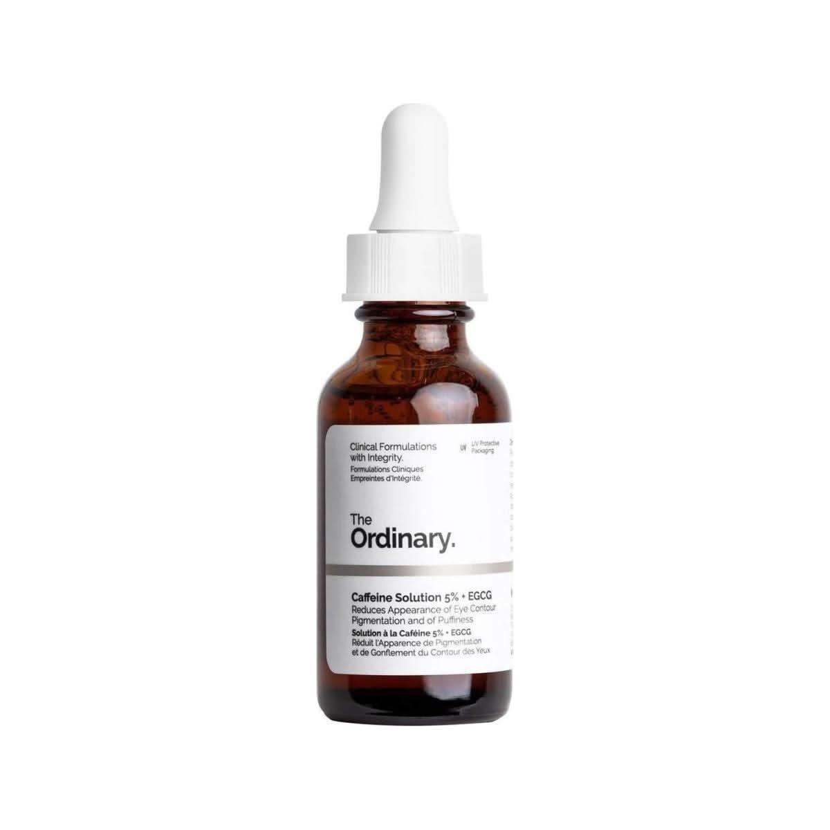 The Ordinary Caffeine Solution 5% + EGCG – 30ml | Target Dark Circles & Puffiness The Ordinary Caffeine Solution 5% + EGCG 30ml - Glam Global UKThe Ordinary