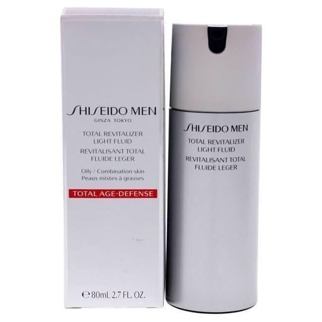 Shiseido Men Total Revitalizer Light Fluid – 80ml | Lightweight Anti-Ageing Moisturiser for Firmer, Toned Skin Total Revitalizer Light Fluid by Shiseido for Men - 80ml - Glam Global UKShiseido