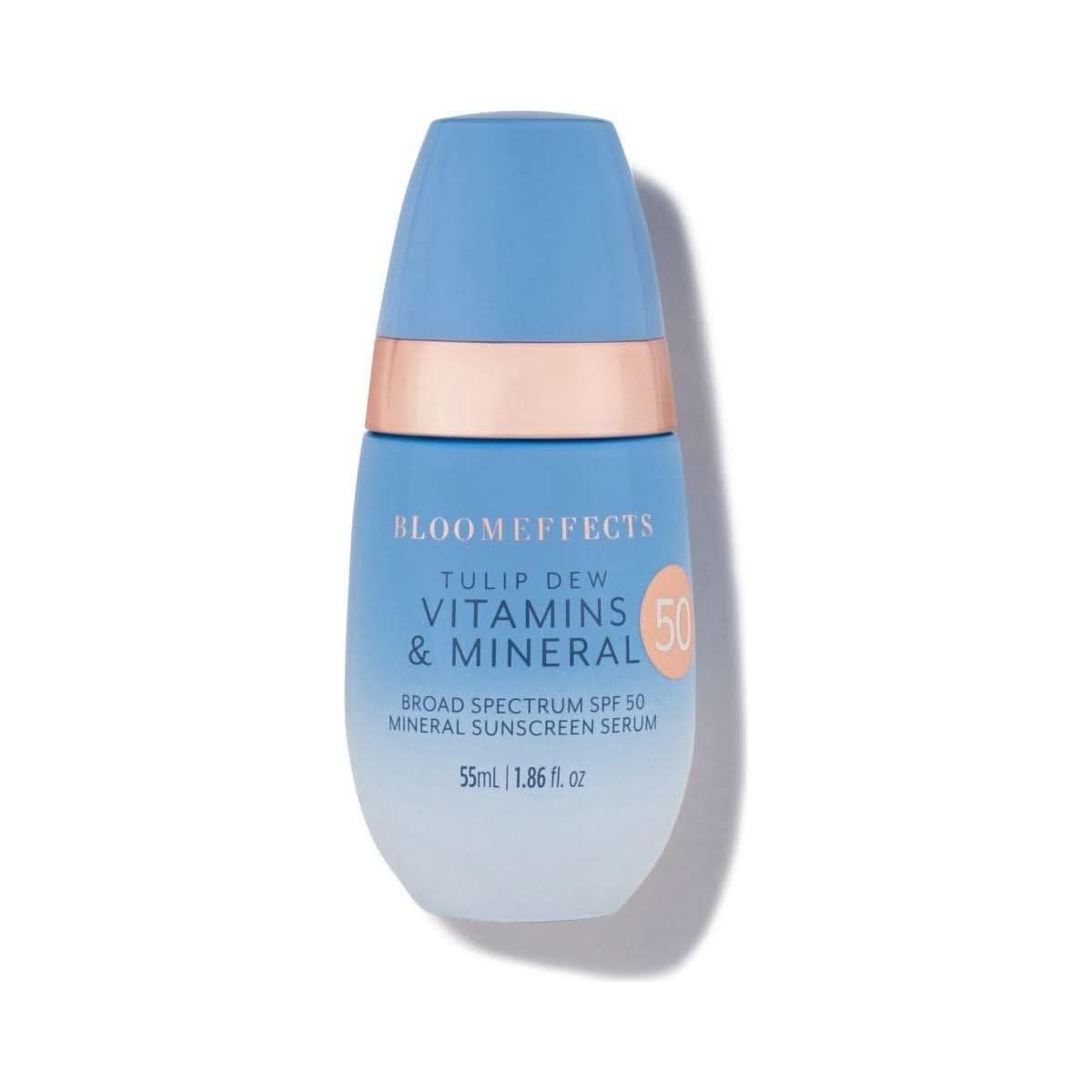 Tulip Dew Sunscreen Serum - 55ml (Large) | SPF Protection with a Dewy Glow Tulip Dew Sunscreen Serum - 55ml (Large) - Glam Global UKBloomeffects