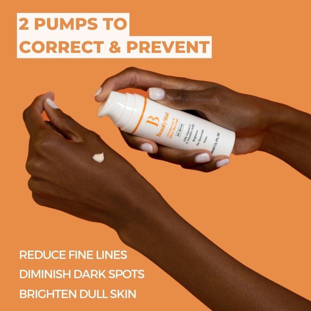 BeautyStat Universal C Skin Refiner – 30ml | 20% Pure Vitamin C for Radiant, Youthful Skin BeautyStat Universal C Skin Refiner - 30ml - Glam Global UKBeautyStat