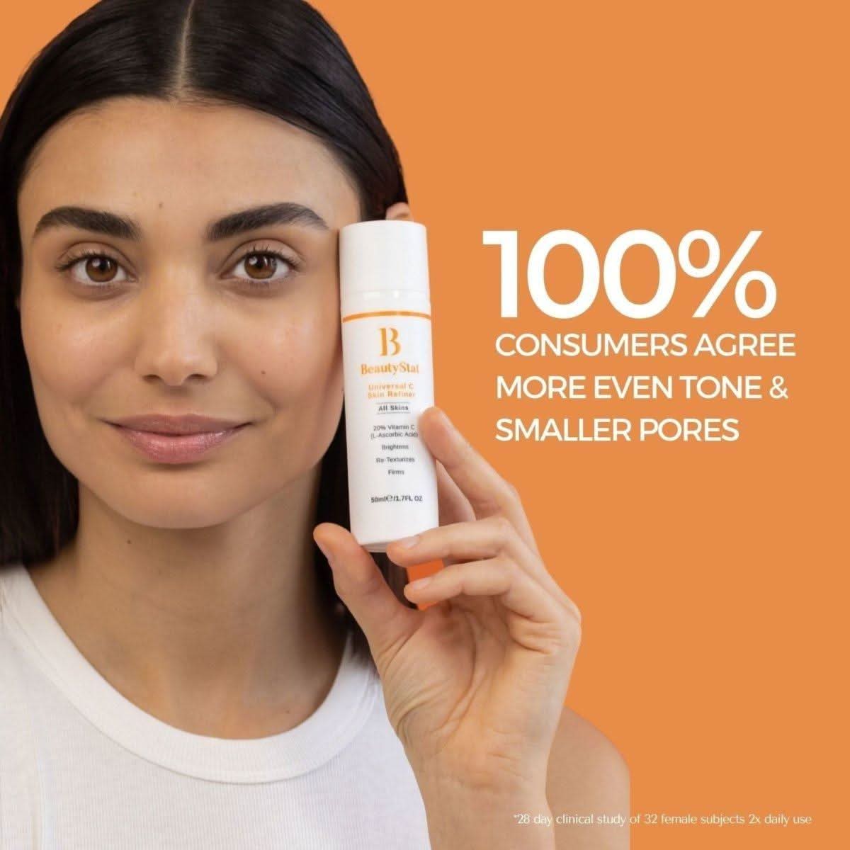 BeautyStat Universal C Skin Refiner – 30ml | 20% Pure Vitamin C for Radiant, Youthful Skin BeautyStat Universal C Skin Refiner - 30ml - Glam Global UKBeautyStat