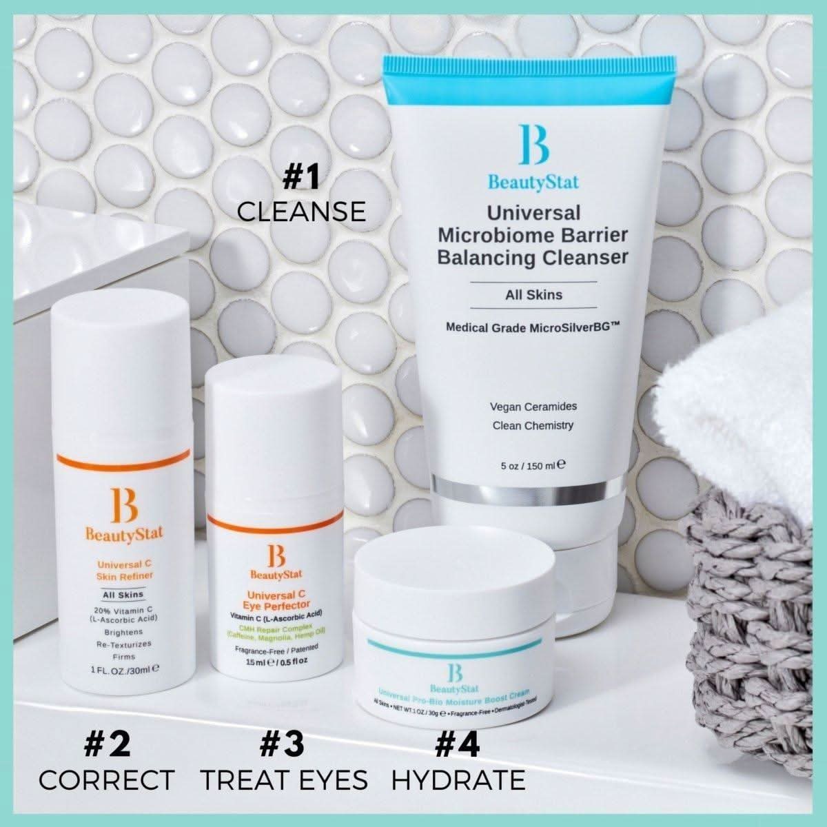 BeautyStat Universal Pro-Bio Moisture Boost Cream – 50ml | Lightweight, Deep Hydration & Barrier Repair BeautyStat Universal Pro - Bio Moisture Boost Cream - 50ml - Glam Global UKBeautyStat