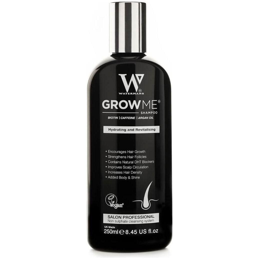 Watermans Grow Me® Champú con cafeína para el crecimiento del cabello - 250 ml Watermans Grow Me® Hair Growth Caffeine Shampoo - 250ml - Glam Global UKWatermans