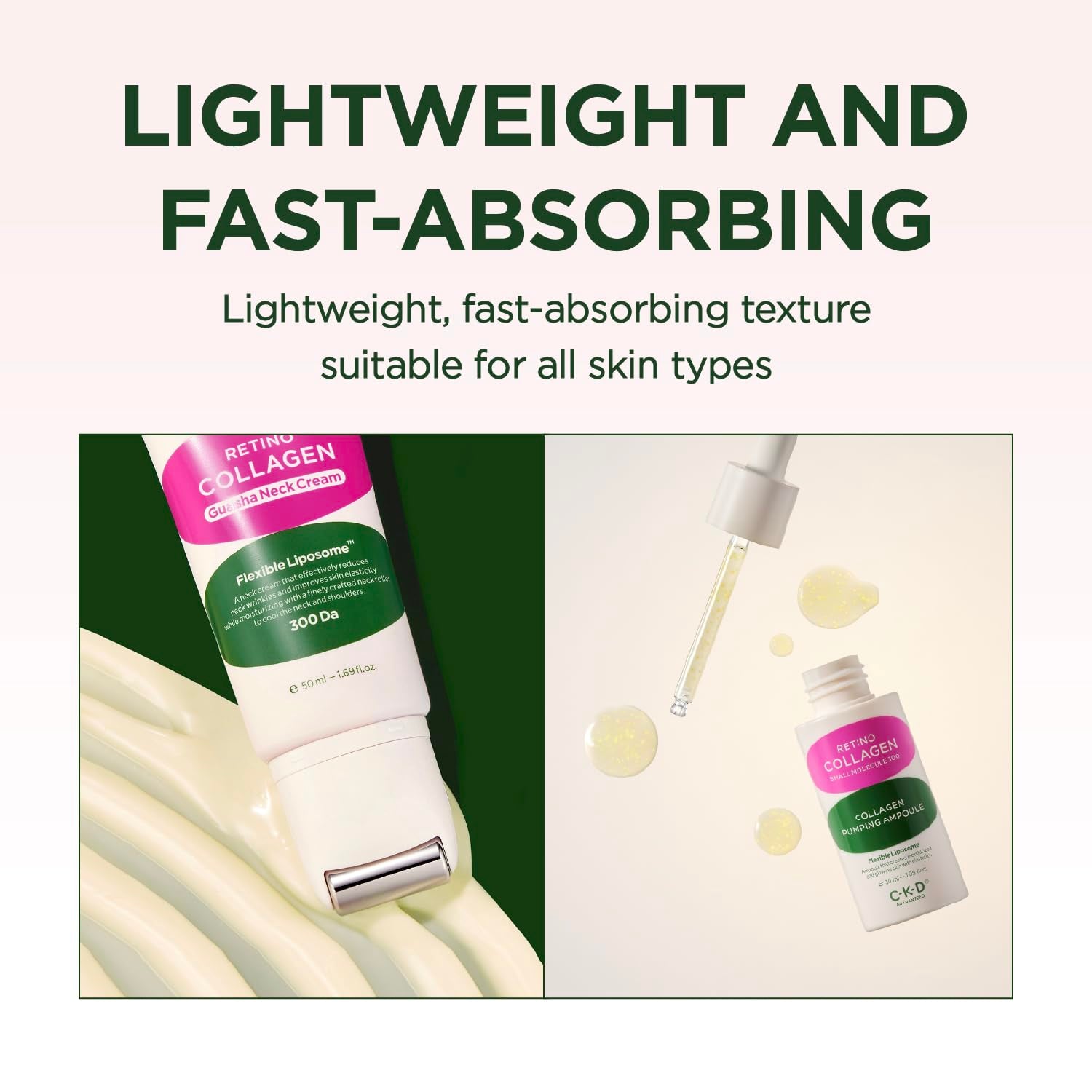 CKD Guaranteed Retino Collagen Neck & Face Firming Duo Set | Advanced Retinol & Collagen Skincare