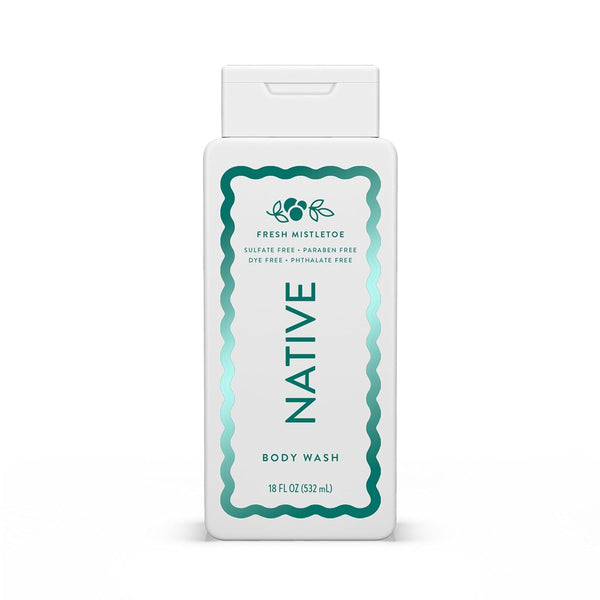 Native Body Wash, Fresh Mistletoe Scent - 532ml