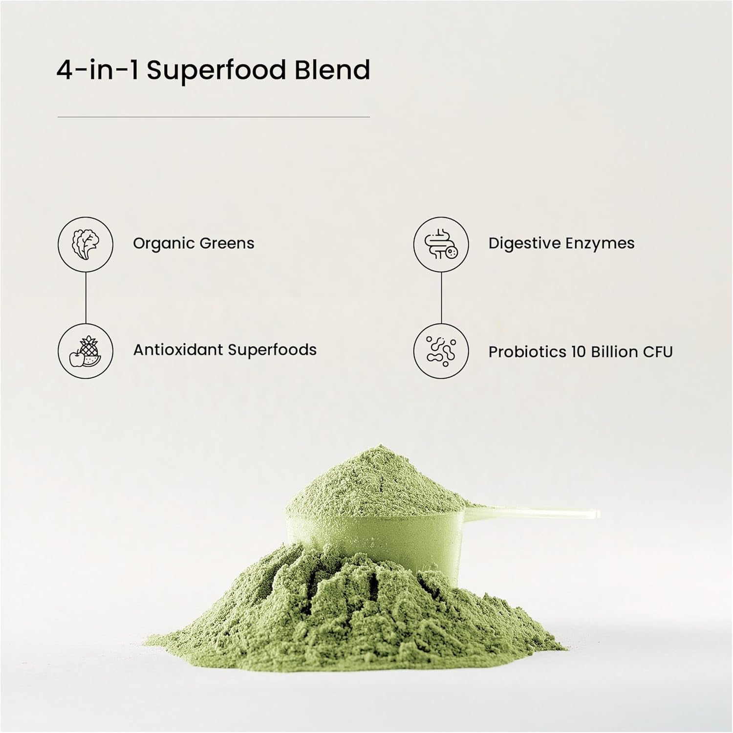 NutraChamps Super Greens Powder | Watermelon – 270g, 30 Servings | Daily Superfood Blend with Probiotics & Enzymes