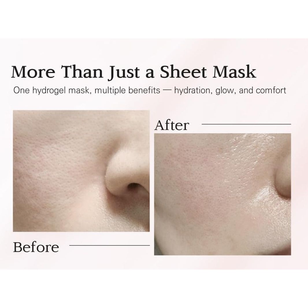 BLANC DUBU Nuborn Cell Hydrogel Collagen Mask – 41g, 4 Masks | Hydrating, Firming & Glass Skin K-Beauty Mask