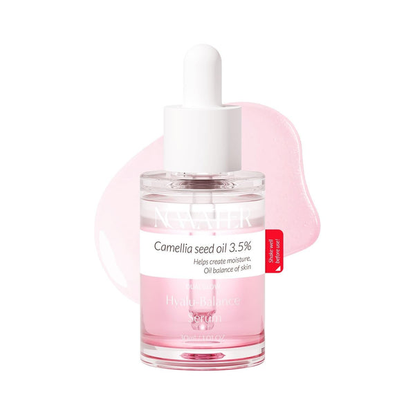 NOWATER Dual Glow Hyalu-Balance Serum 1.01 Fl Oz - 30ml – Hydration, Anti-Aging, & Skin Balance