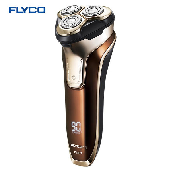 Flyco FS379 3D Floating Head Rechargeable Electric Shaver – LED, Washable, Fast Charge