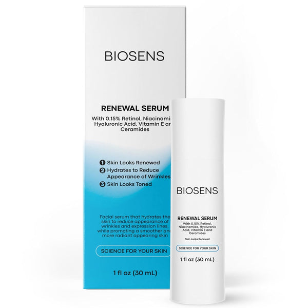 BIOSENS Renewal Serum – 30ml | Retinol + Niacinamide for Smooth, Even, Youthful Skin