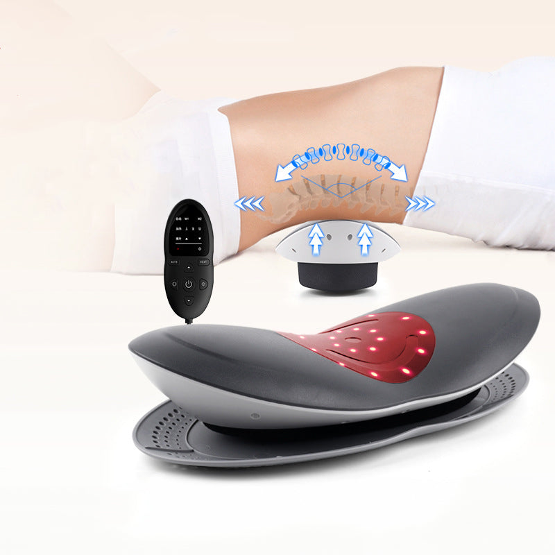 Inflatable Waist Massager & Lumbar Traction Belt – Hot Compress, Air Pressure Massage for Back Relief