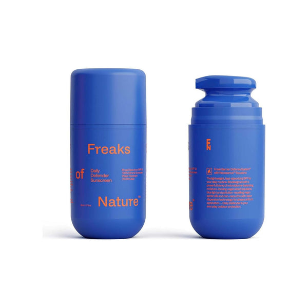 Freaks of Nature Daily Defender Sunscreen SPF 30 – 50ml | Fragrance-Free Mineral SPF with Squalane & Vegan Silk
