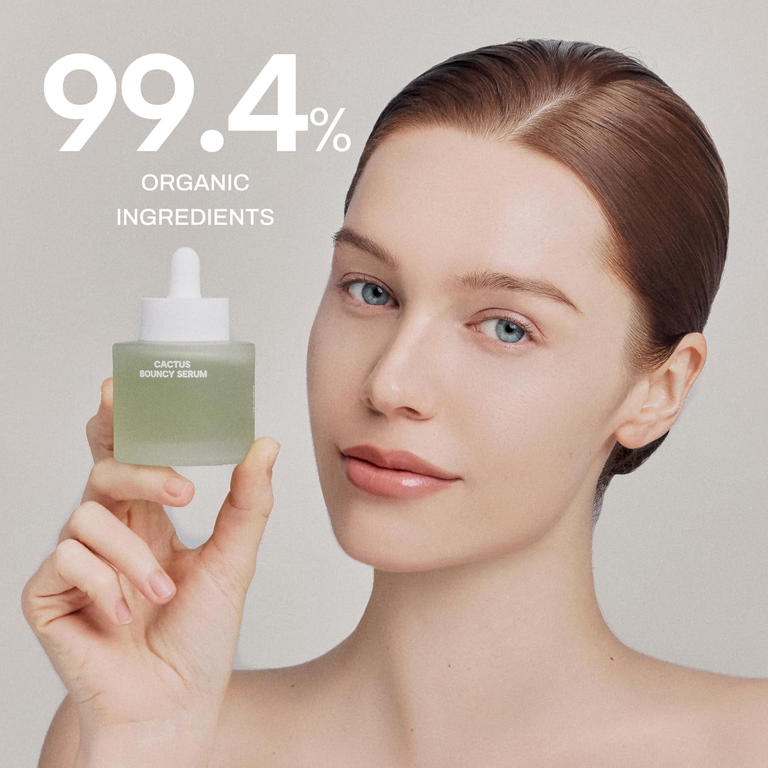 Whamisa Cactus Bouncy Serum – 52ml | Organic Korean Hydrating & Firming Serum