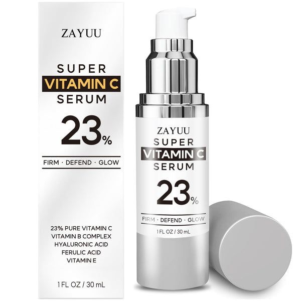 ZAYUU Super Vitamin C Serum – 30ml | 23% Pure Vitamin C for Radiance, Hydration & Firmness
