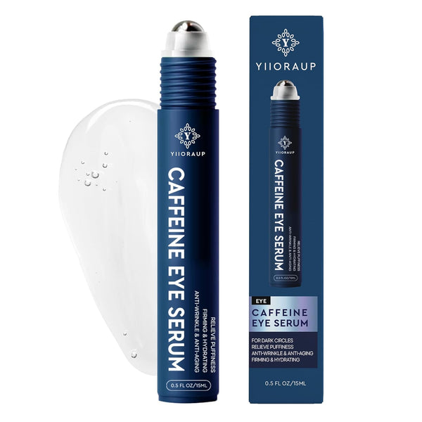 YIIORAUP Caffeine Eye Serum – 15ml | Men’s Under-Eye Bag & Dark Circle Treatment