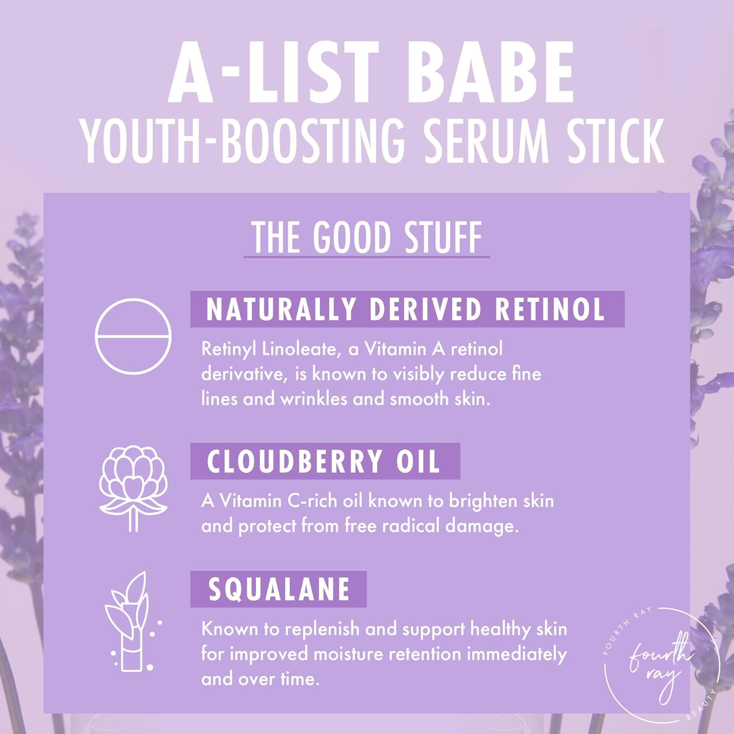 ColourPop A-List Babe Youth-Boosting Serum Stick – 7g | Hydrating, Brightening & Smoothing On-the-Go