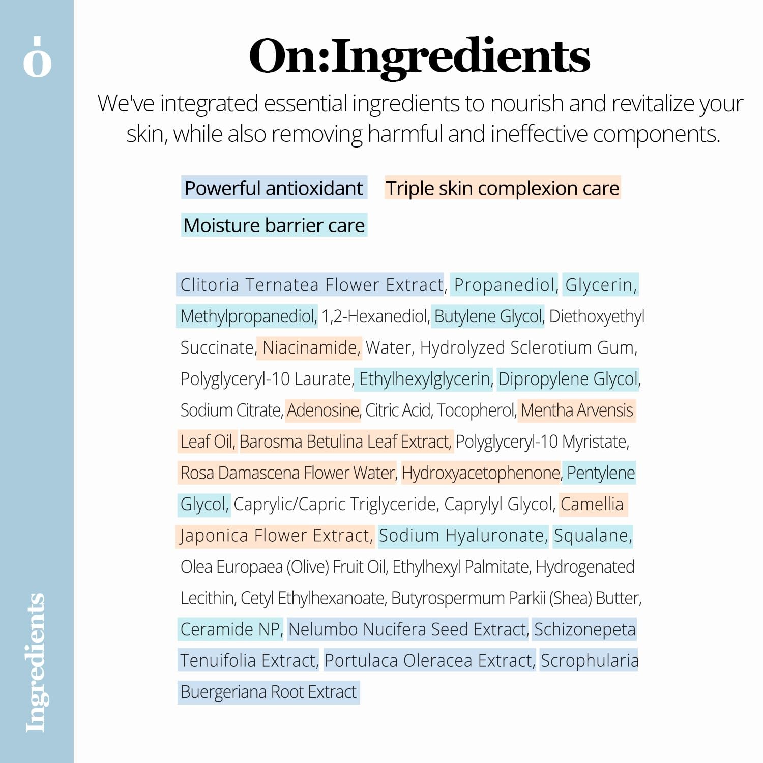 ONGREDIENTS Revitalizing Serum – 50ml | Hydrating, Anti-Aging & Skin Tone Correcting Face Serum