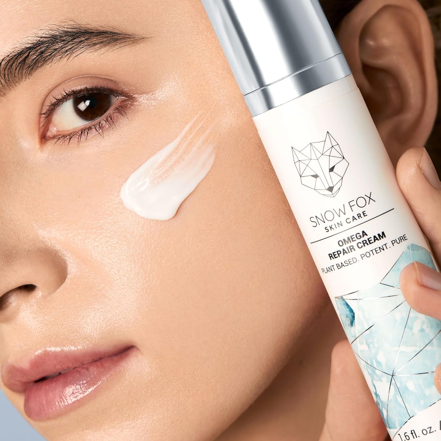 Snowfox Skin Care Omega Repair Cream – 50ml | Barrier-Strengthening, Hydrating Anti-Ageing Moisturiser