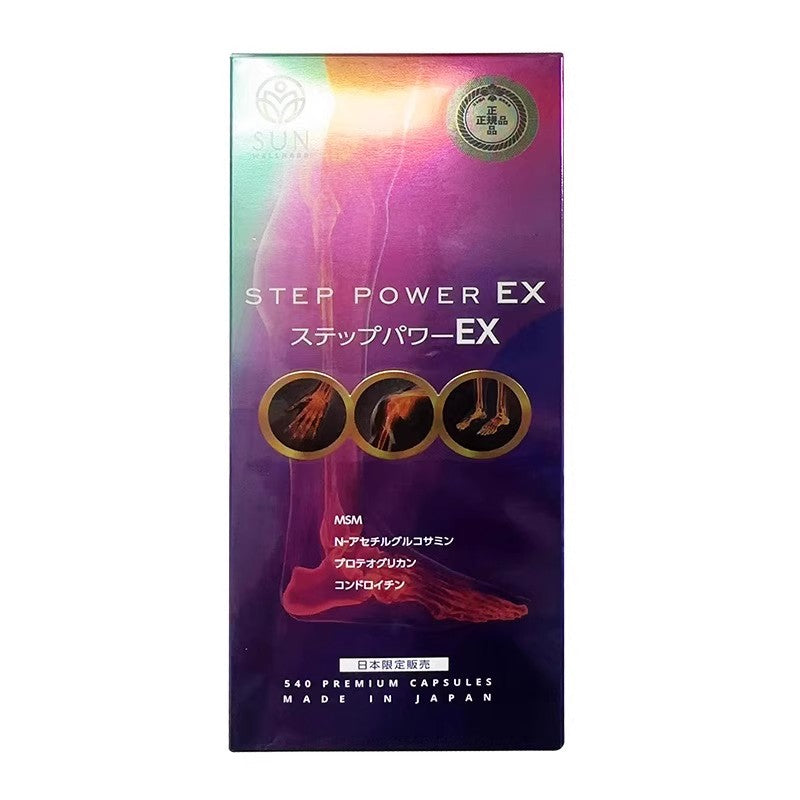 Sun Wellness Step Power EX – 540 Tablets | Joint Support with Glucosamine & MSM