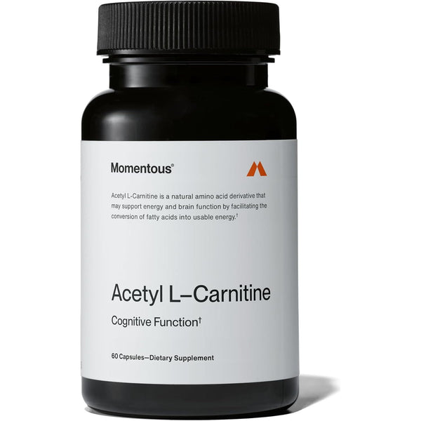 Momentous Acetyl-L-Carnitine – 60 Servings | Cognitive & Cellular Energy Support Supplement