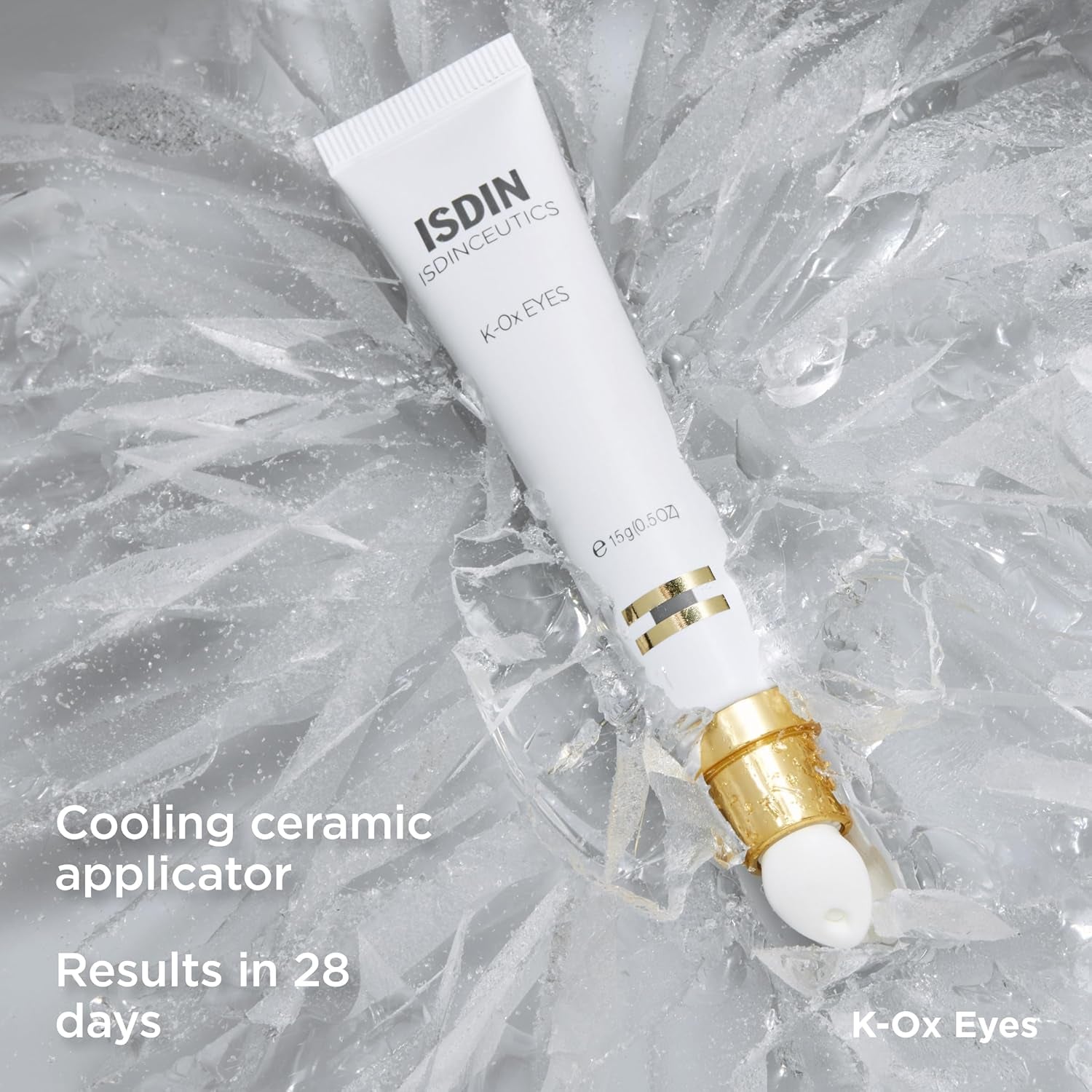 ISDIN K-Ox Eyes Cream – 15g | Dark Circle & Puffiness Corrector with Vitamin K-Oxide & Hyaluronic Acid