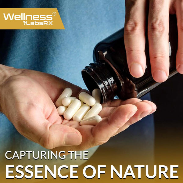 WELLNESS LABSRX Fulvic Acid Shilajit 15,000MG - 120 Capsules