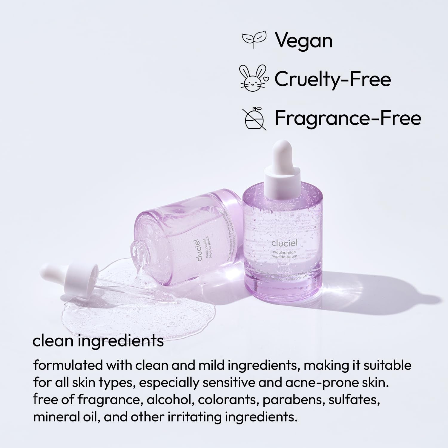 Cluciel Niacinamide Peptide Serum – 50ml | Radiant Glow, Even Tone & Pore Refinement