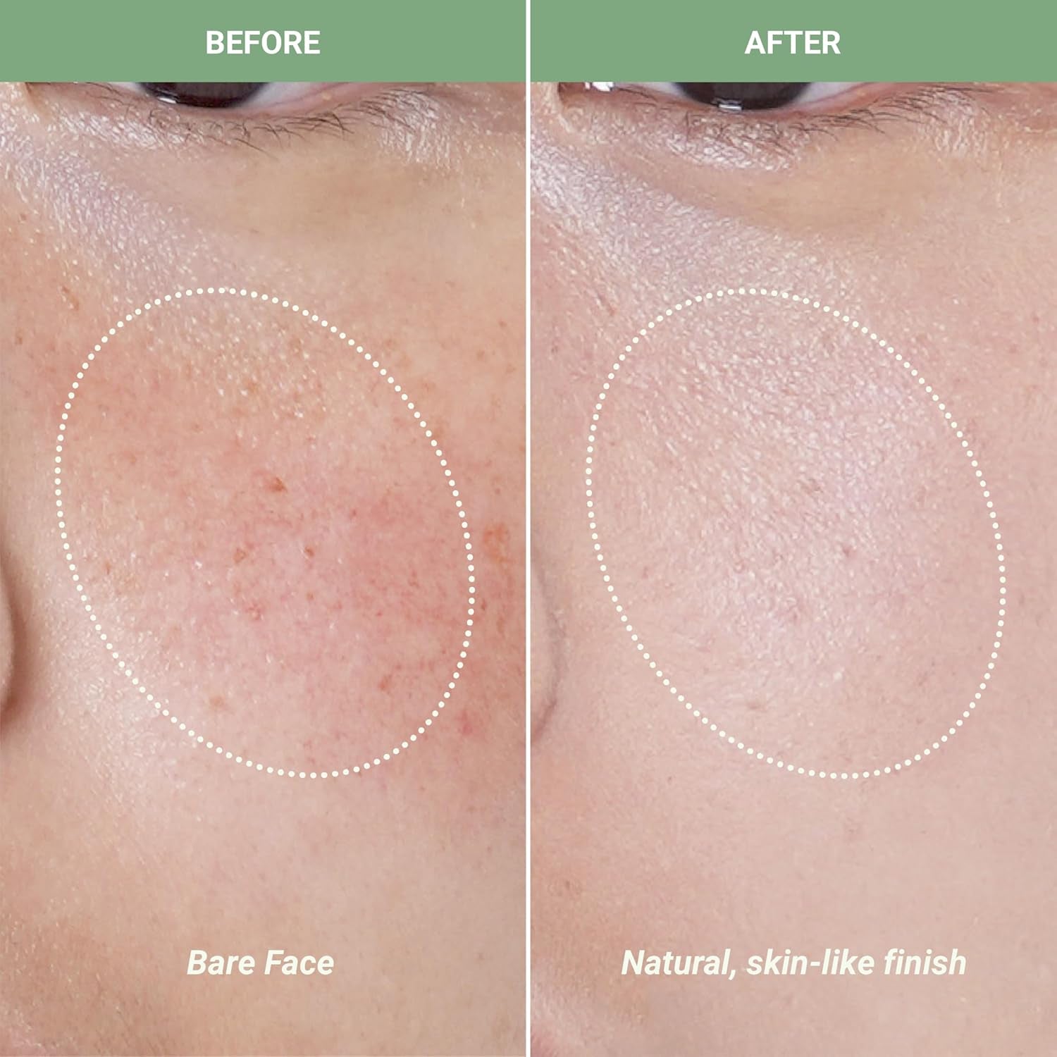 Meebak Cica Redness Solution Cream – 50ml | Green-to-Beige CC Cream for Redness & Sensitive Skin